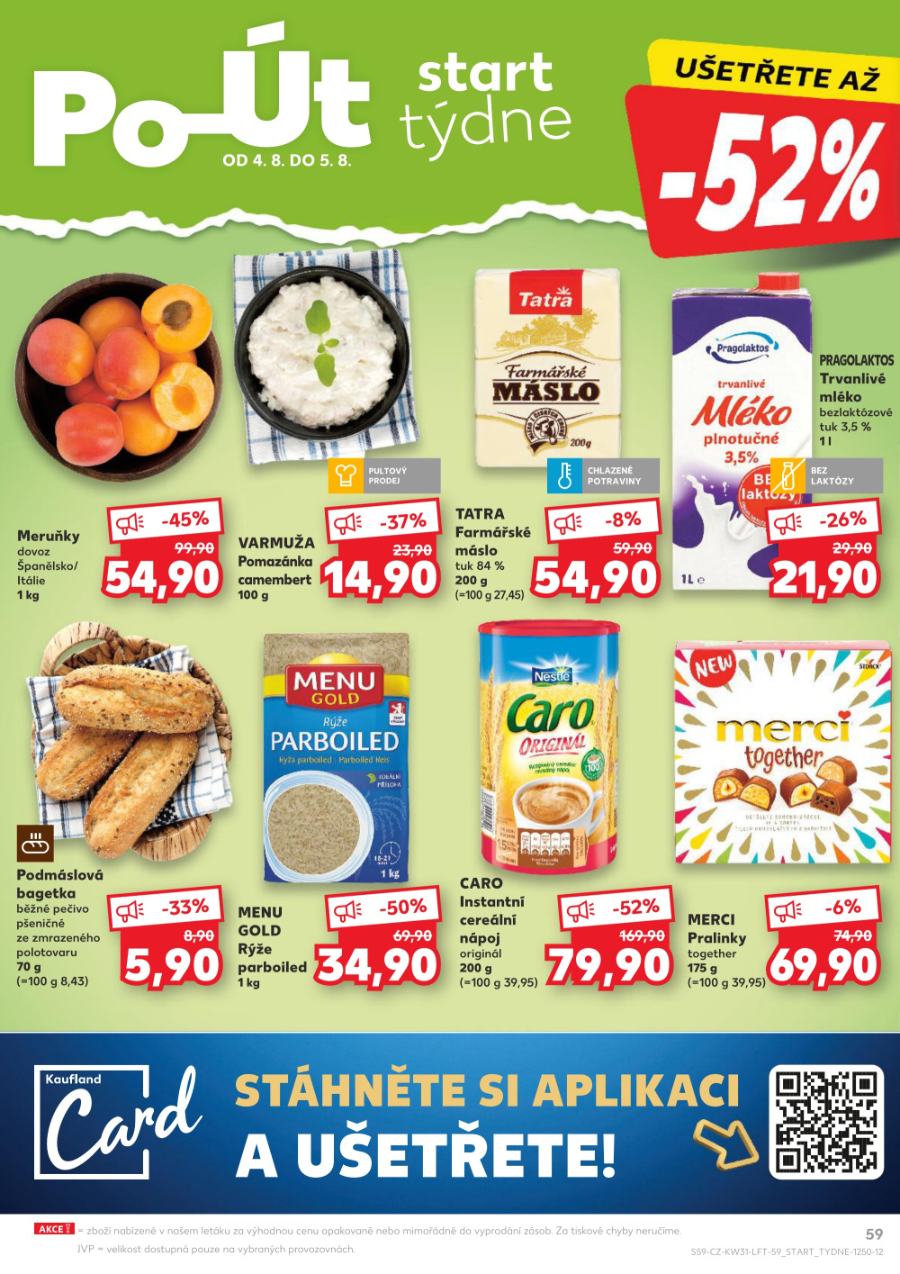 Leták Kaufland leták Praha 9 - Hloubětín - strana 59