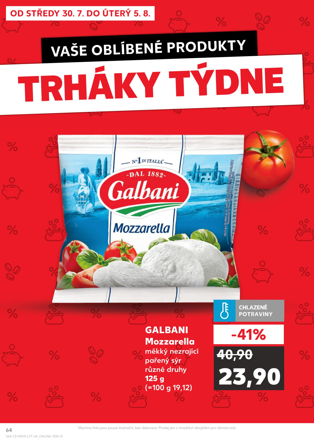 Leták Kaufland leták Praha 9 - Hloubětín - strana 64