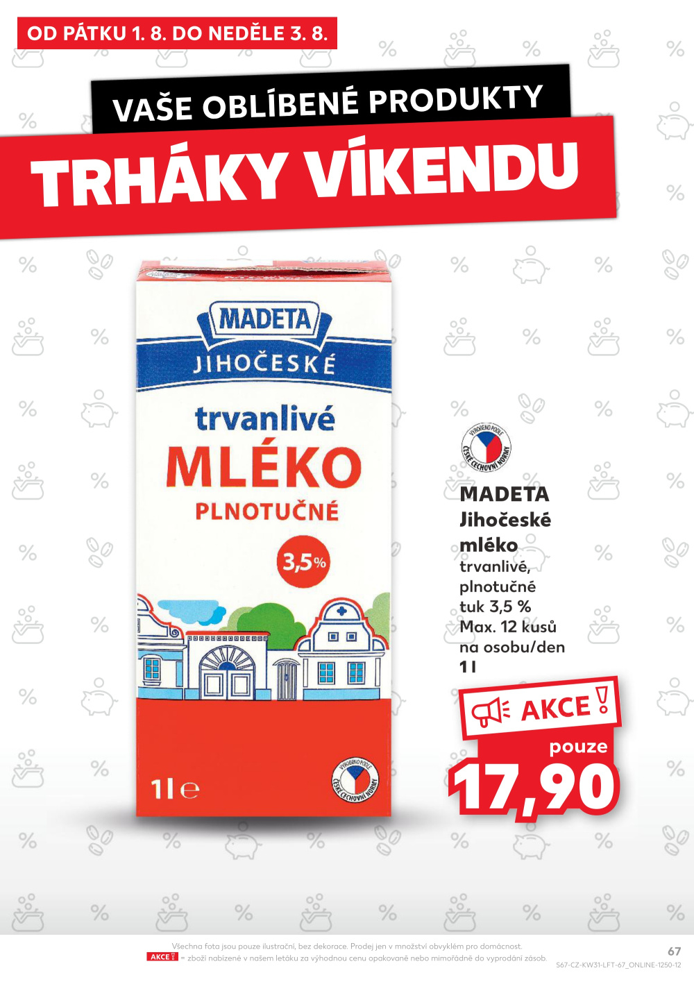 Leták Kaufland leták Praha 9 - Hloubětín - strana 67