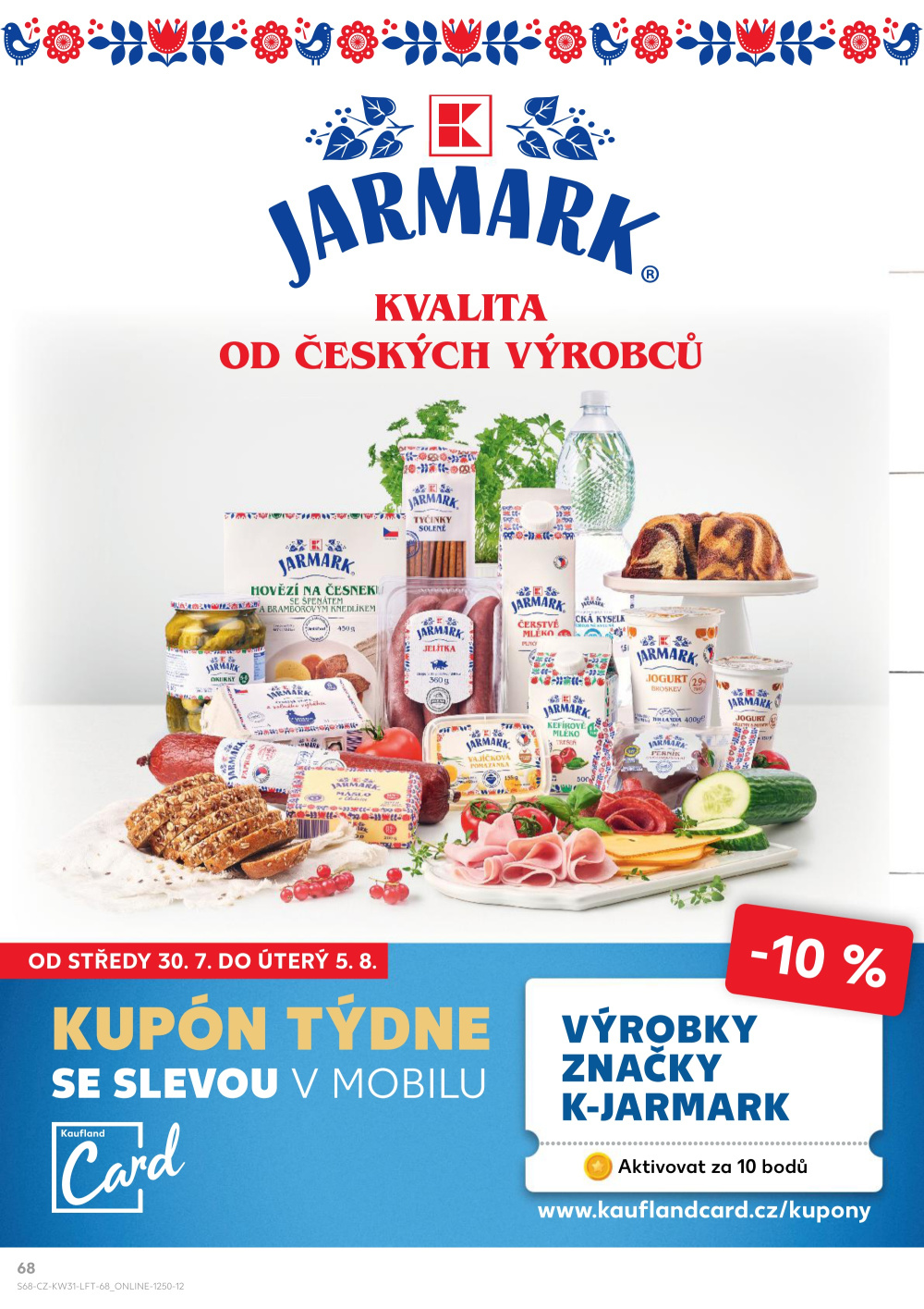 Leták Kaufland leták Praha 9 - Hloubětín - strana 68