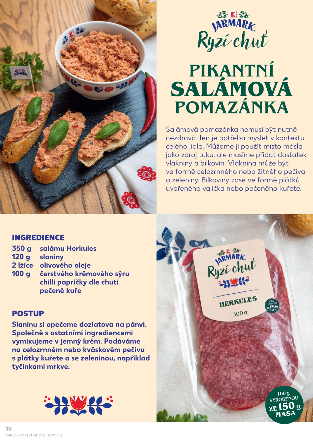 Leták Kaufland leták Praha 9 - Hloubětín - strana 74