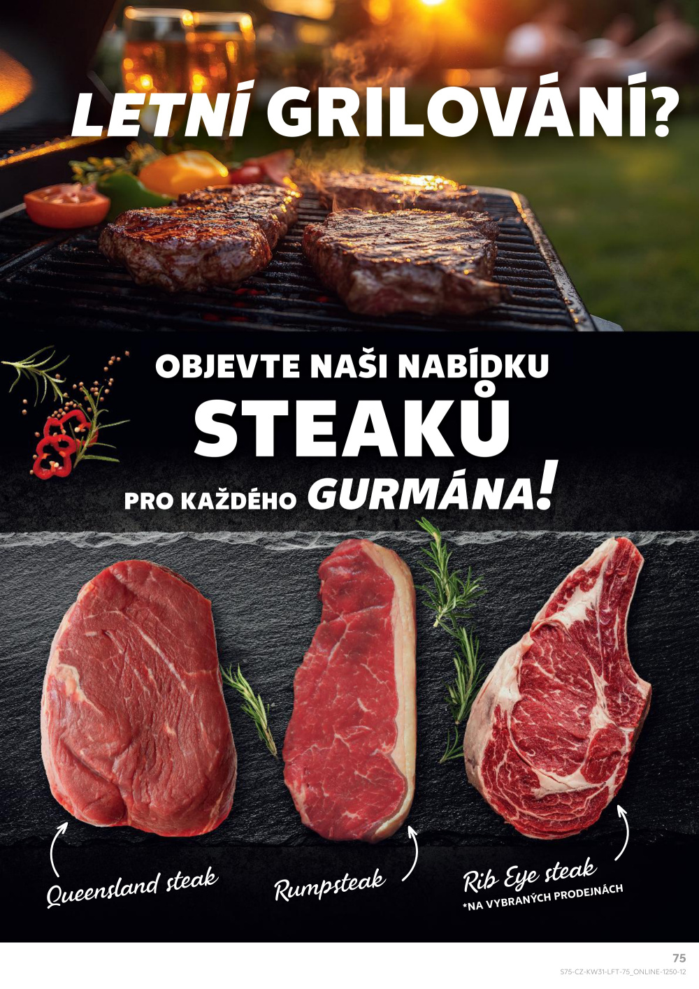 Leták Kaufland leták Praha 9 - Hloubětín - strana 75
