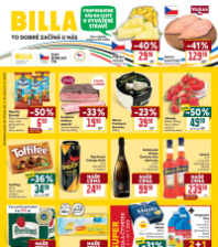 Akční leták BILLA velký 