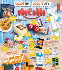 Akční leták COOP  - TIP a TUTY Menu