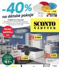 Akční leták SCONTO Nábytek 