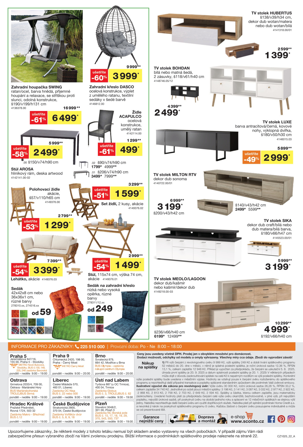 Leták SCONTO Nábytek leták - strana 22