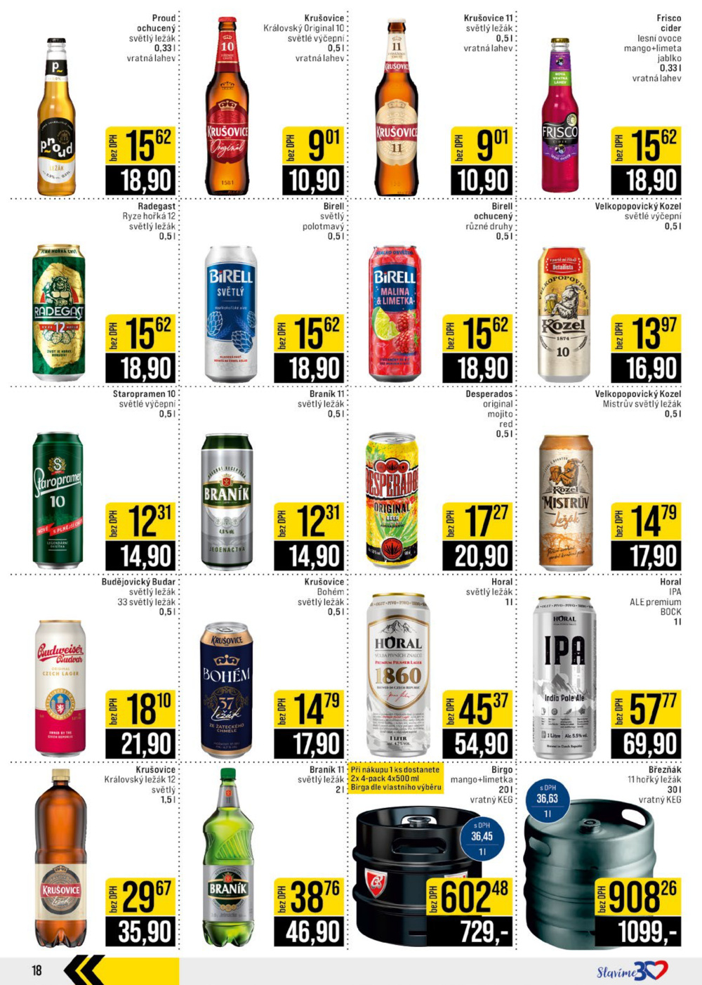 Leták JIP leták CC Cash & Carry - Jilemnice, Olomouc, Pardubice, Karlovy Vary, Zlín, Polička - strana 18