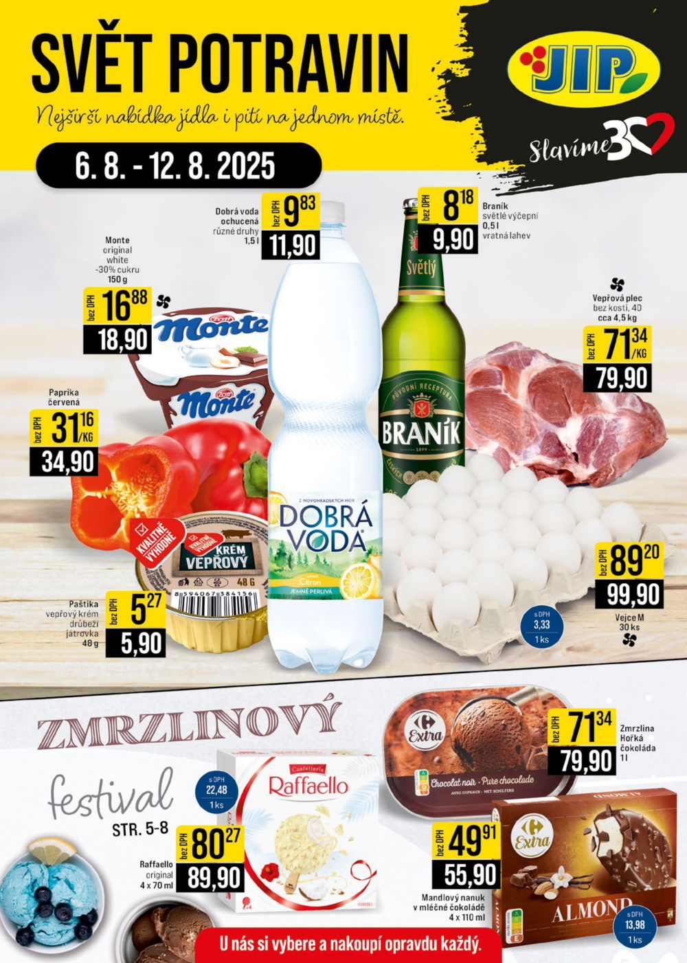 Leták JIP leták CC Cash & Carry - Jilemnice, Olomouc, Pardubice, Karlovy Vary, Zlín, Polička - strana 1