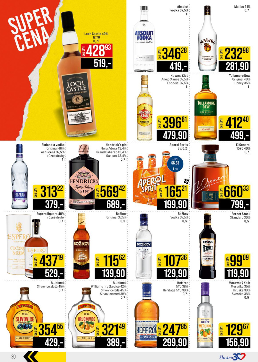 Leták JIP leták CC Cash & Carry - Jilemnice, Olomouc, Pardubice, Karlovy Vary, Zlín, Polička - strana 20