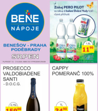 Akční leták BENE NÁPOJE 