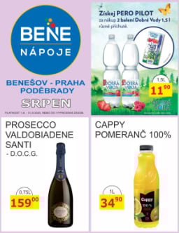 BENE NÁPOJE leták