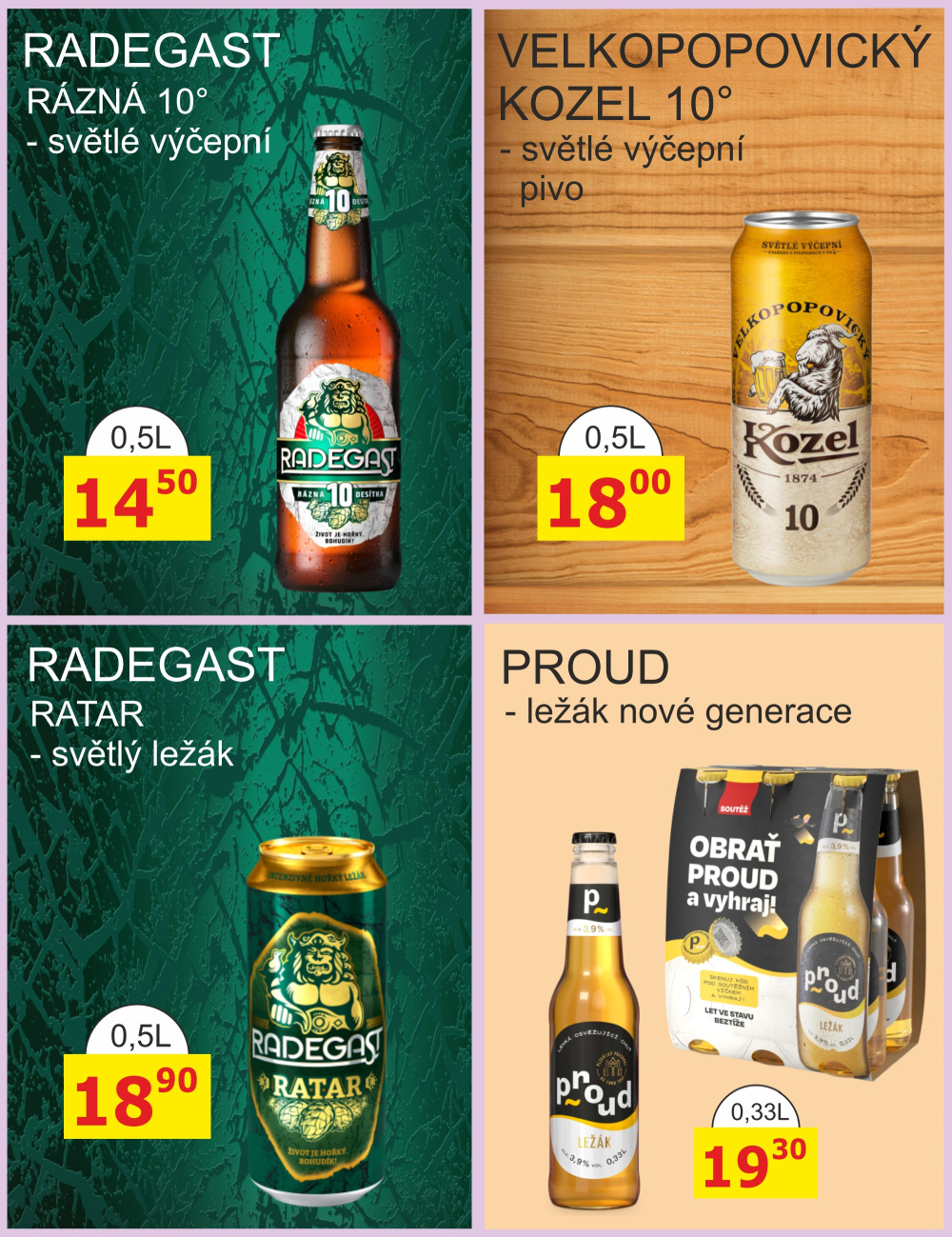 Leták BENE NÁPOJE leták - strana 25