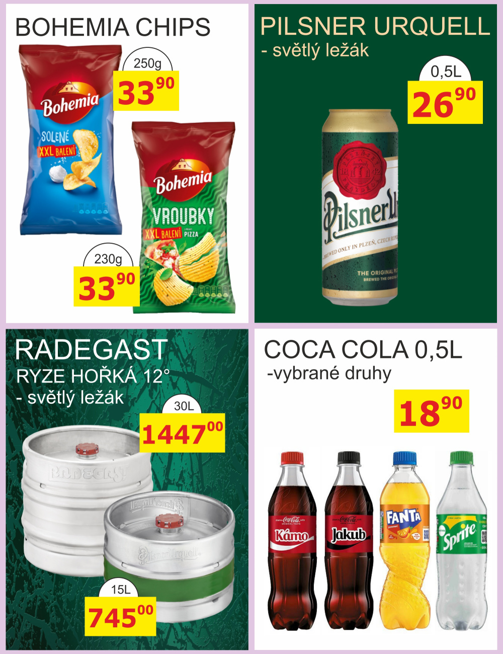 Leták BENE NÁPOJE leták - strana 2