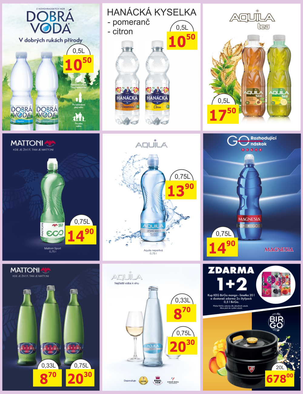 Leták BENE NÁPOJE leták - strana 7