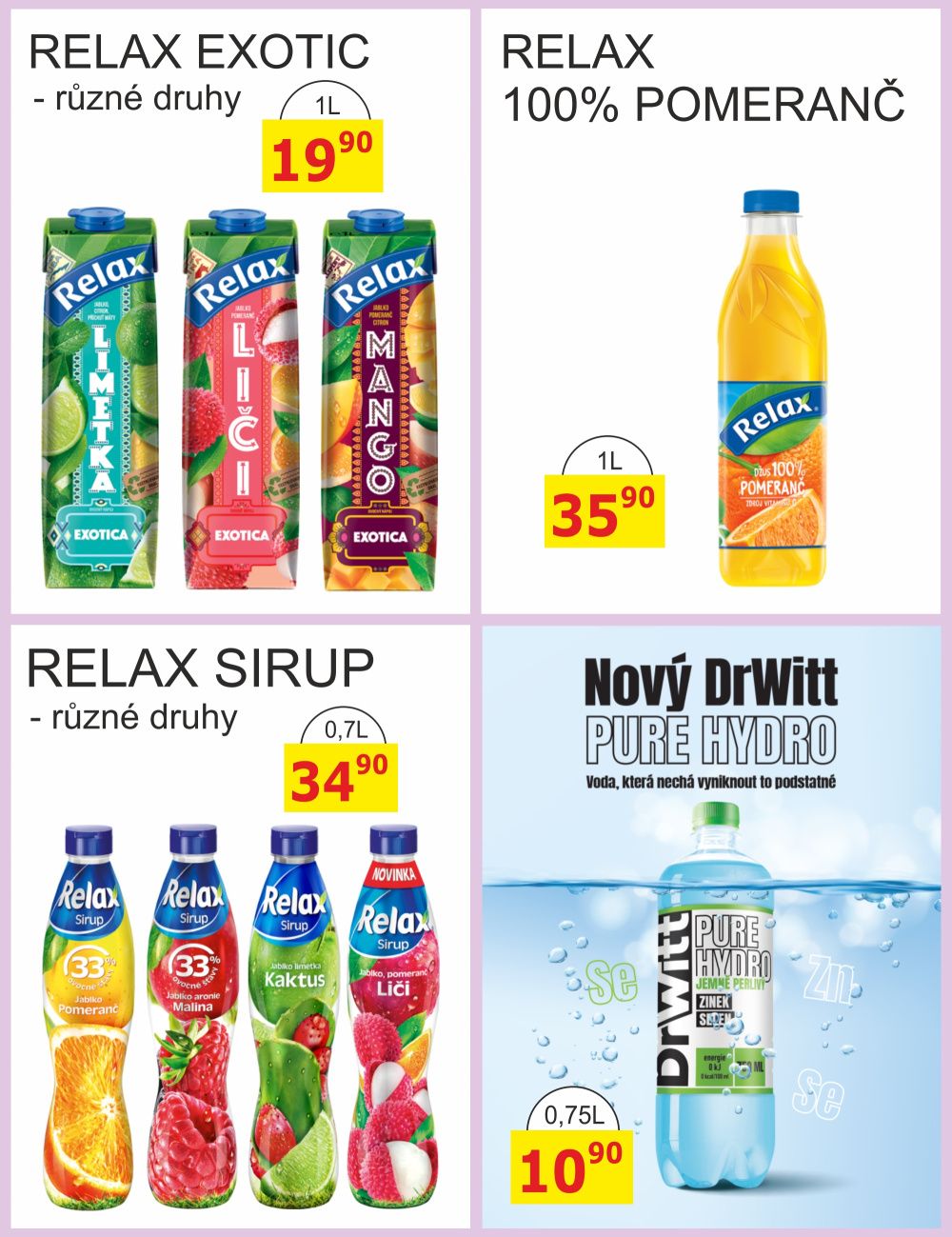 Leták BENE NÁPOJE leták - strana 8