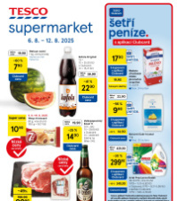 Akční leták Tesco supermarket 