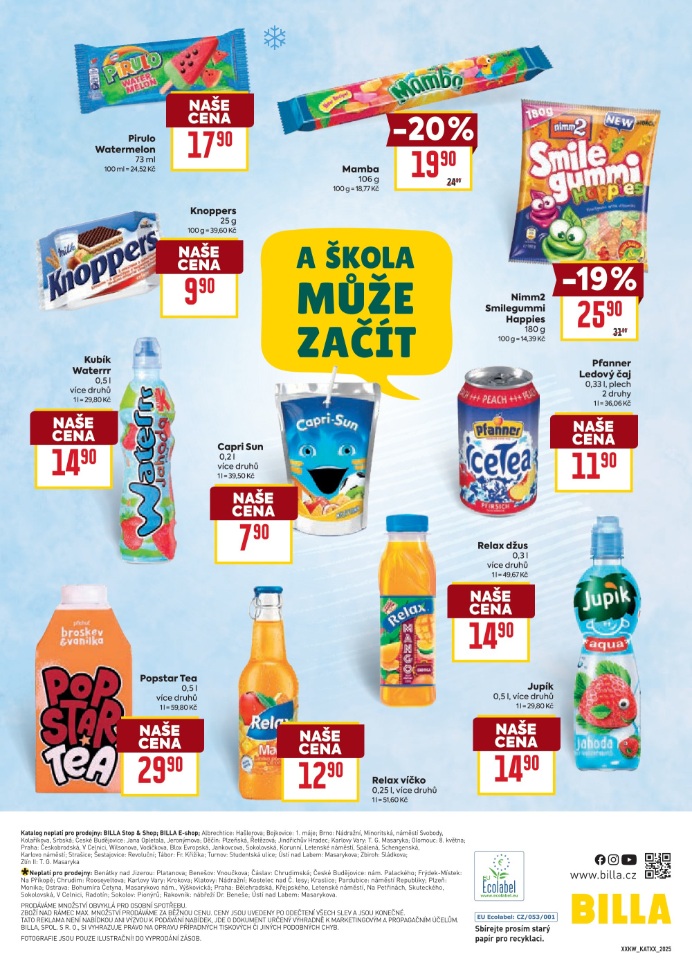 Leták BILLA leták - Hurá zpátky do školy - strana 18