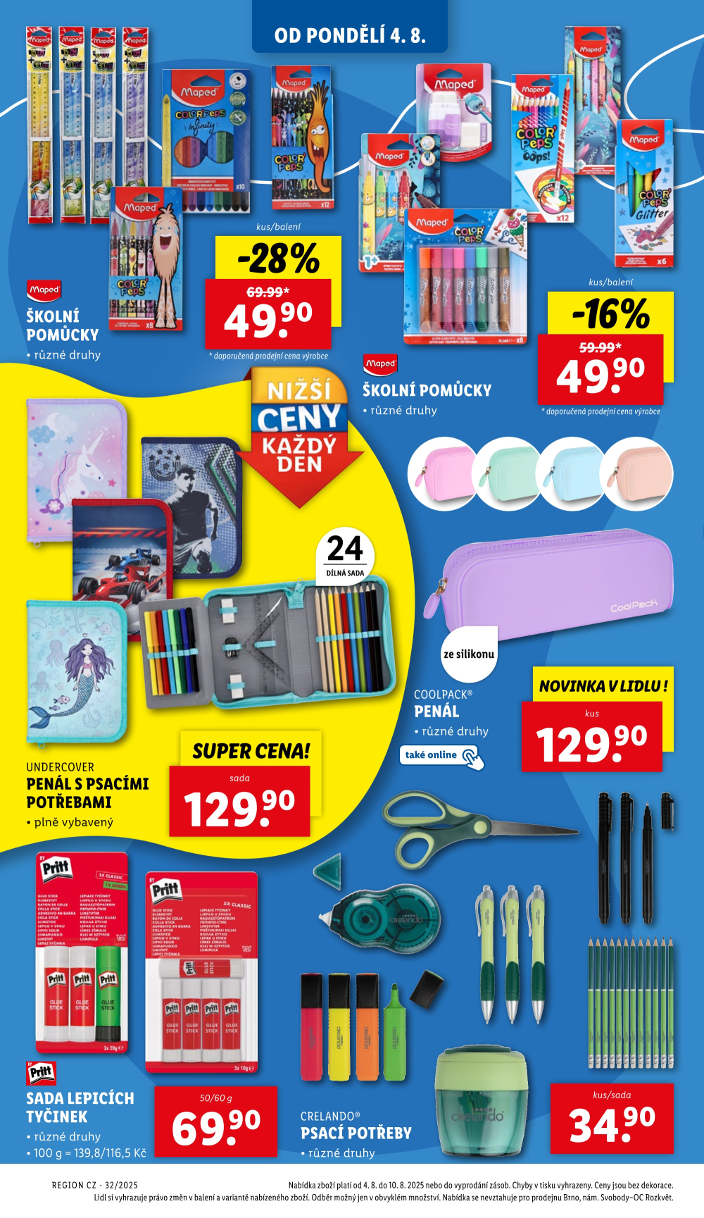 Leták Lidl leták od pondělí - Hurá do lavic - strana 32