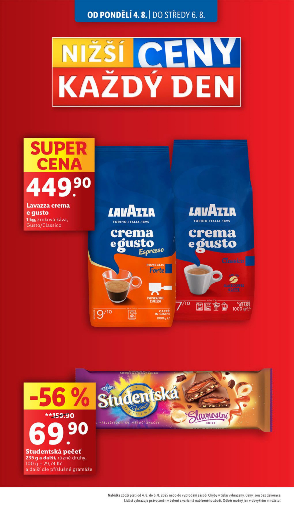 Leták Lidl leták od pondělí - Hurá do lavic - strana 4