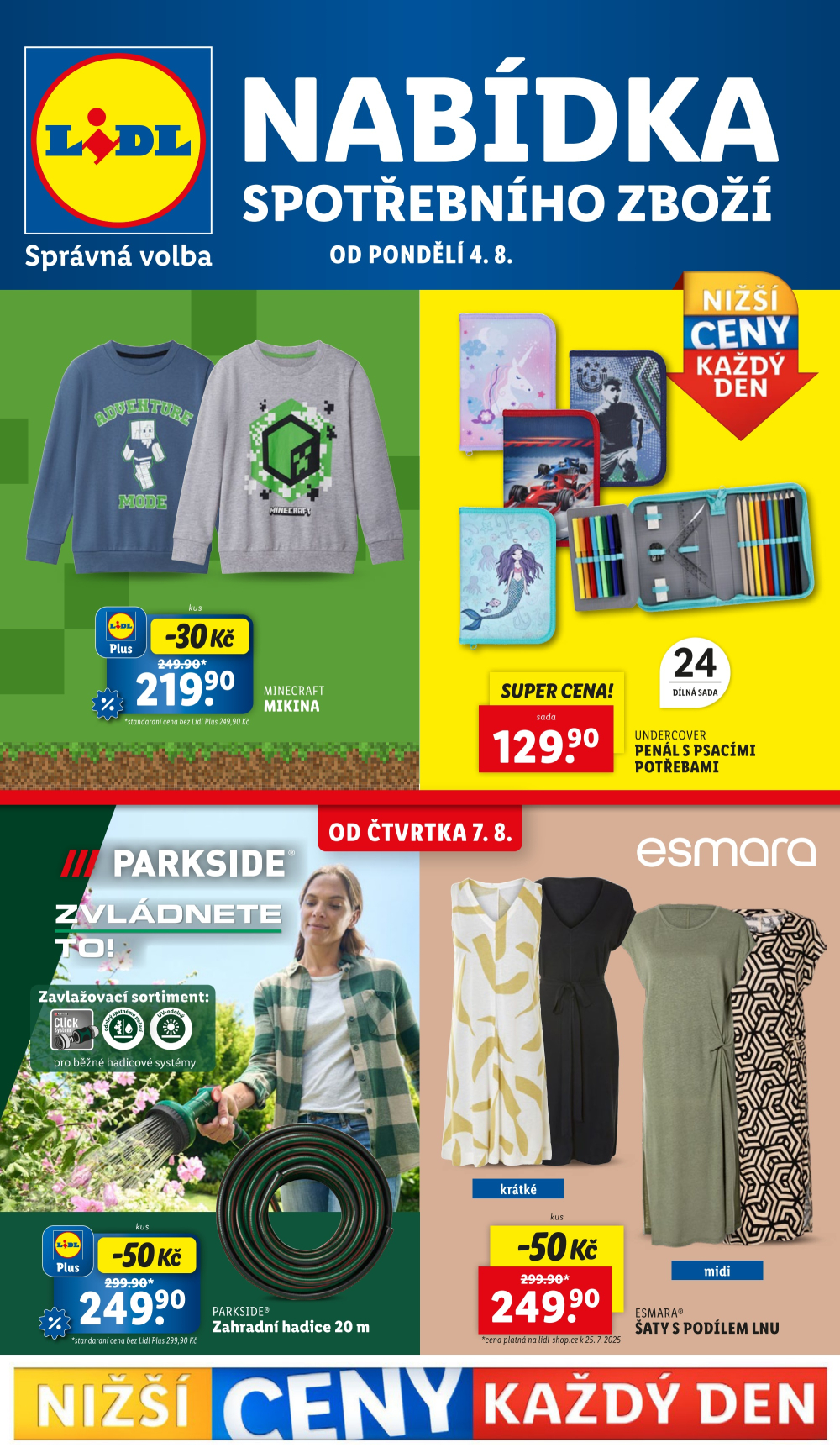 Leták Lidl leták - Nabídka spotřebního zboží - strana 1