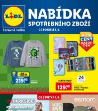 Akční leták Lidl  - Nabídka spotřebního zboží