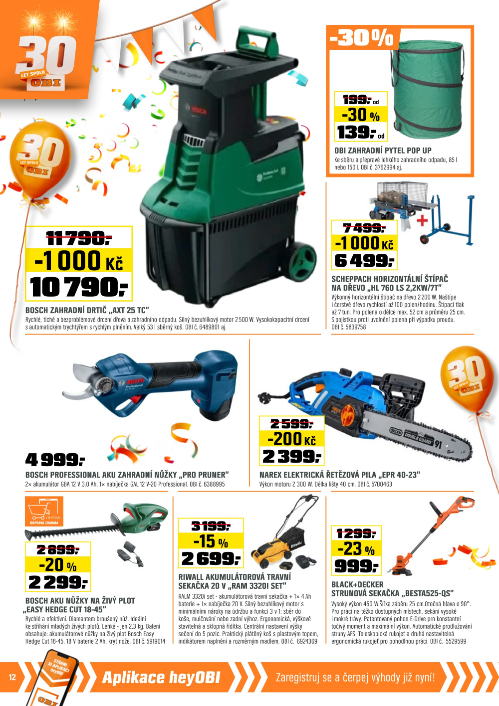 Leták OBI leták - strana 12