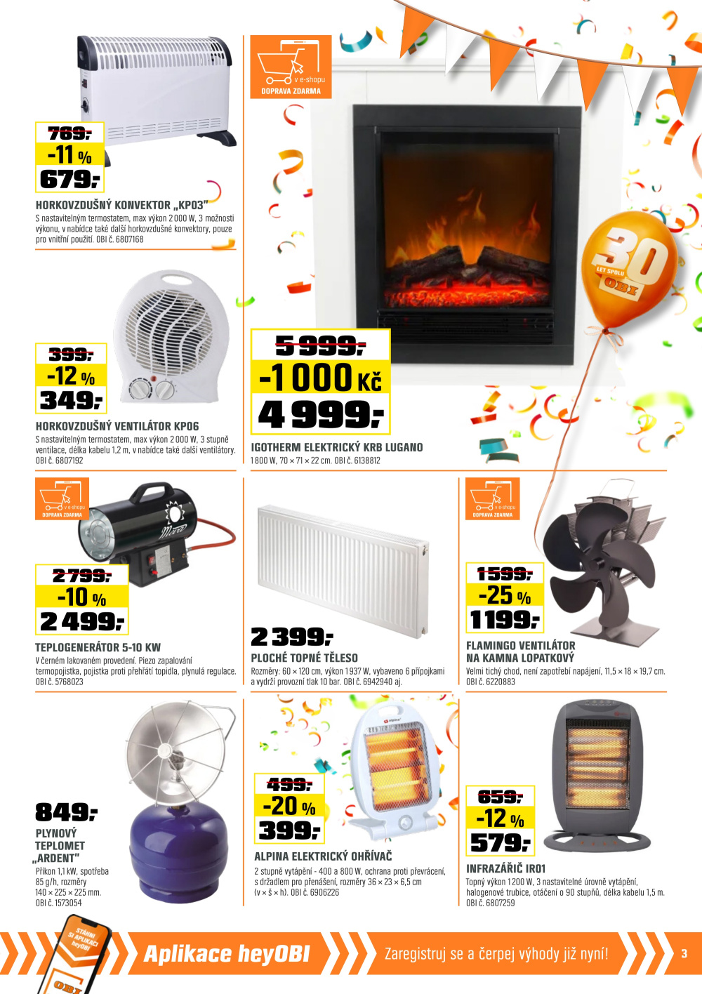 Leták OBI leták - strana 3