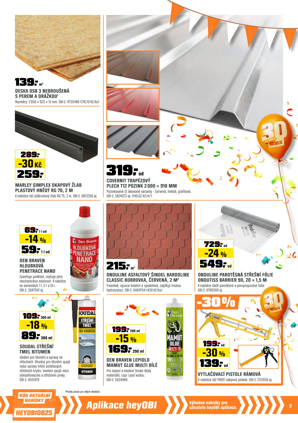 Leták OBI leták - strana 9