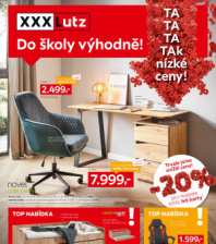 Akční leták XXXLutz  - Do školy výhodně