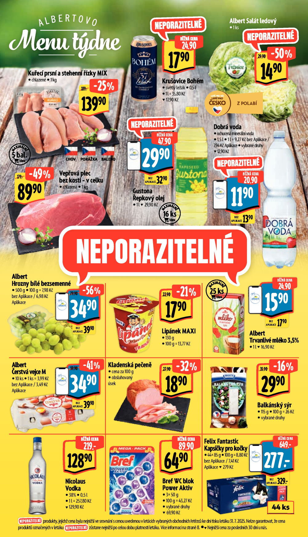 Leták Albert Supermarket leták - Praha Letňany, Frýdecká - strana 11