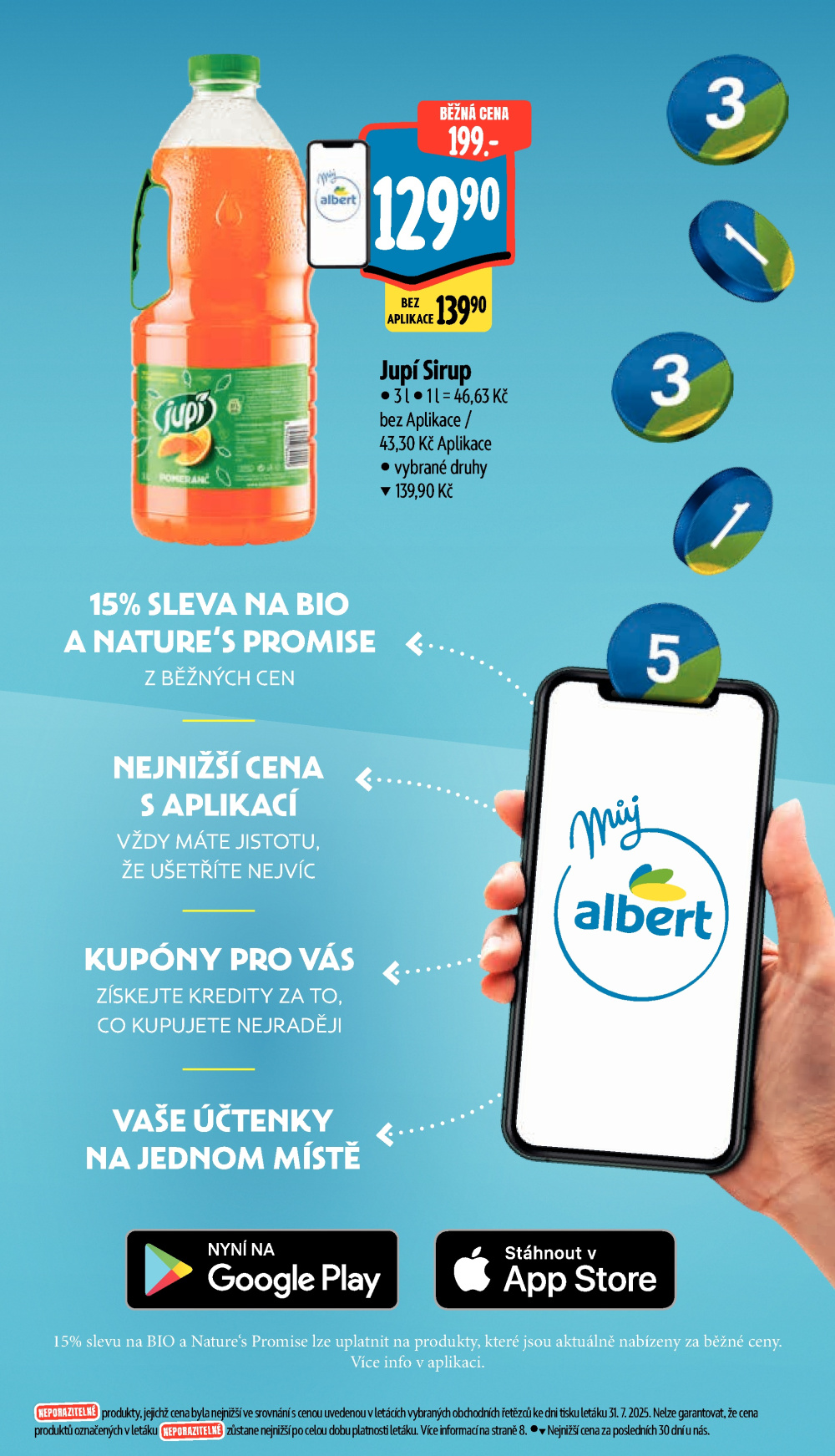 Leták Albert Supermarket leták - Praha Letňany, Frýdecká - strana 9