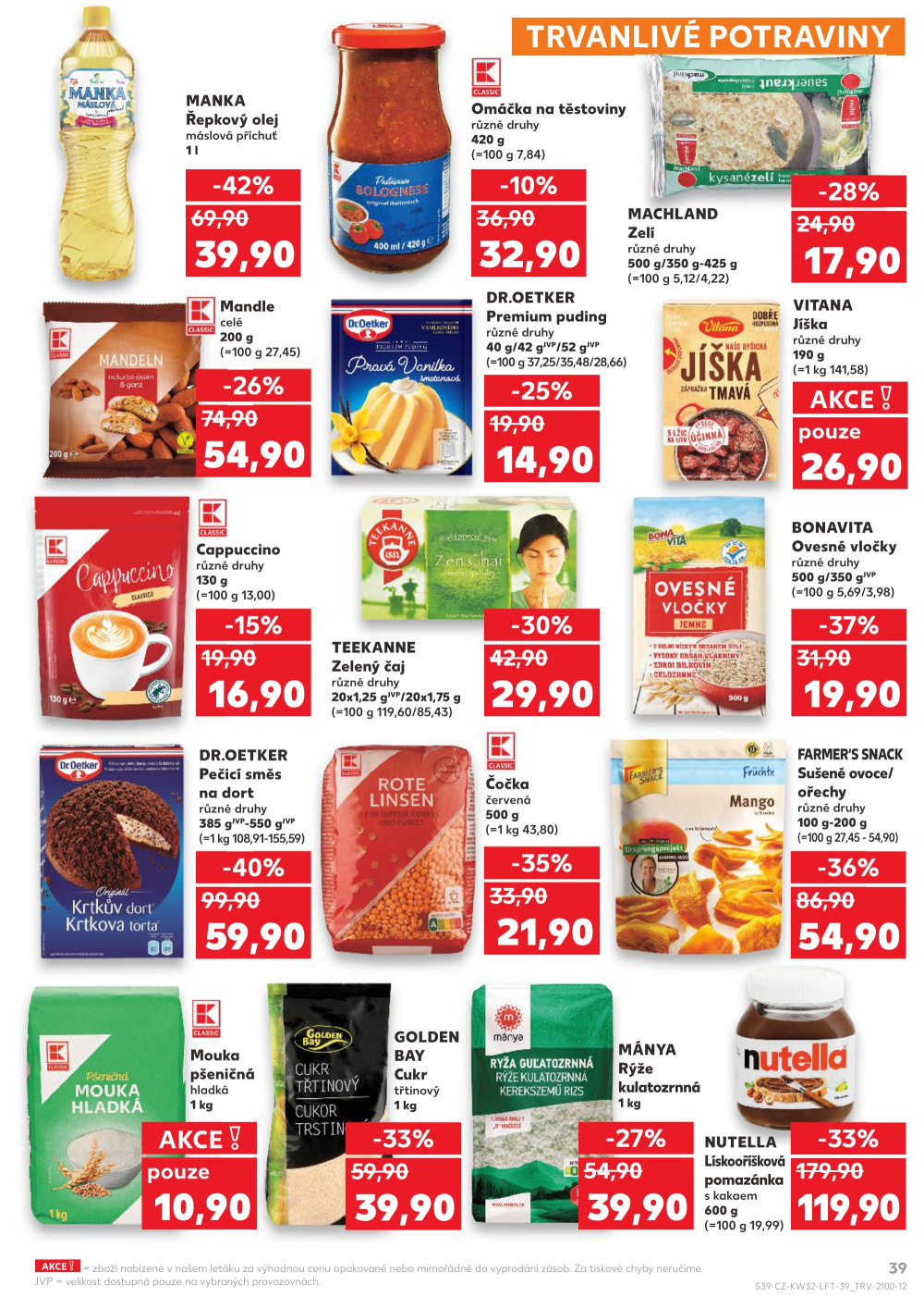 Leták Kaufland leták Plzeň - strana 39