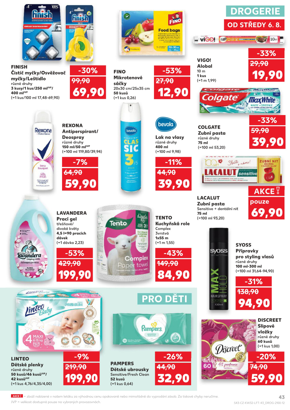 Leták Kaufland leták Plzeň - strana 43