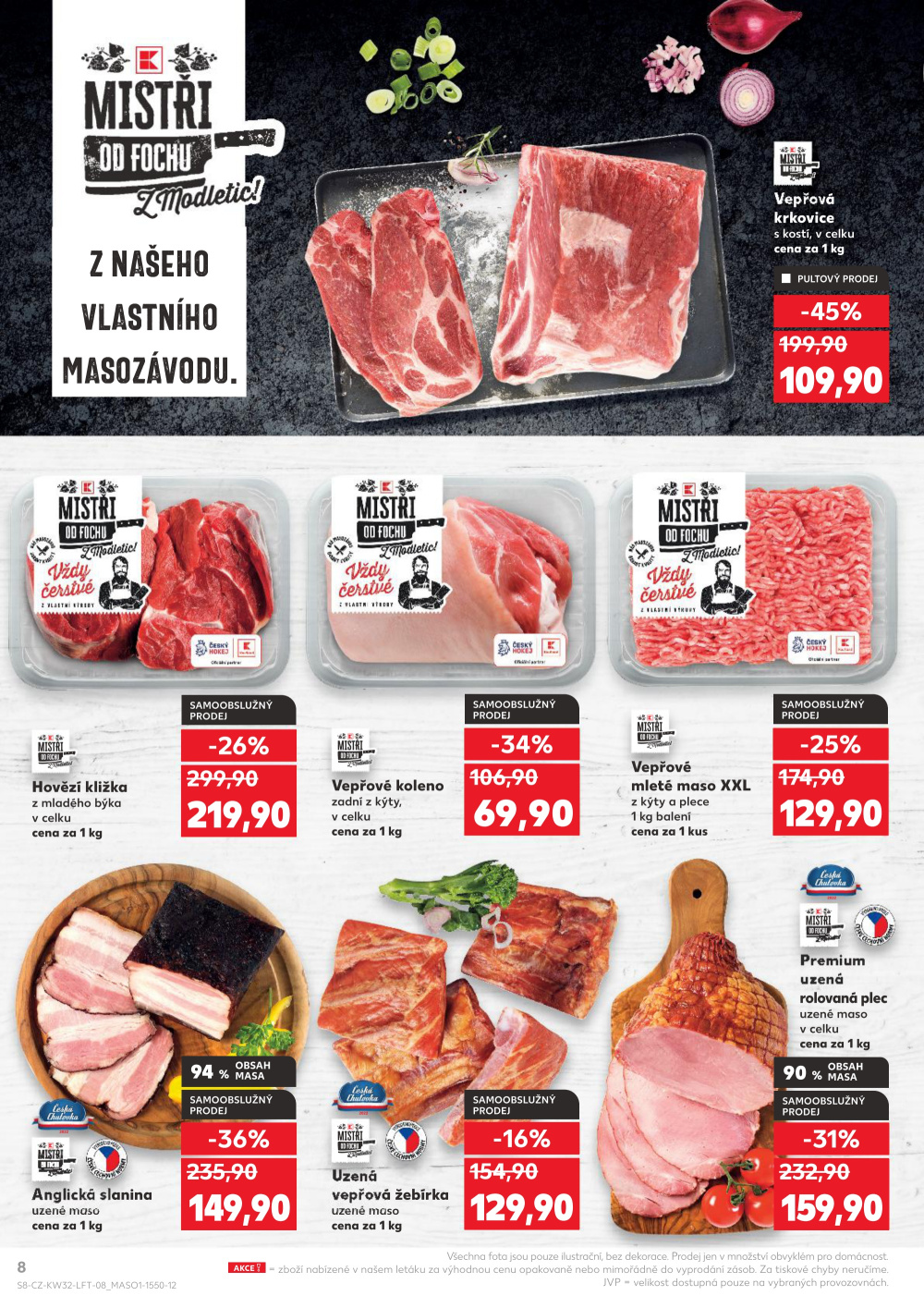 Leták Kaufland leták Praha 9 - Hloubětín - strana 8