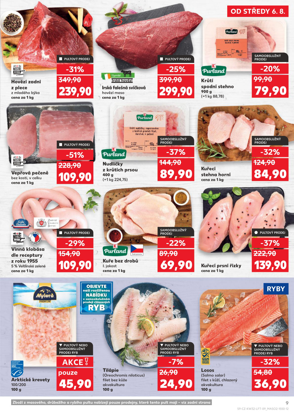 Leták Kaufland leták Praha 9 - Hloubětín - strana 9