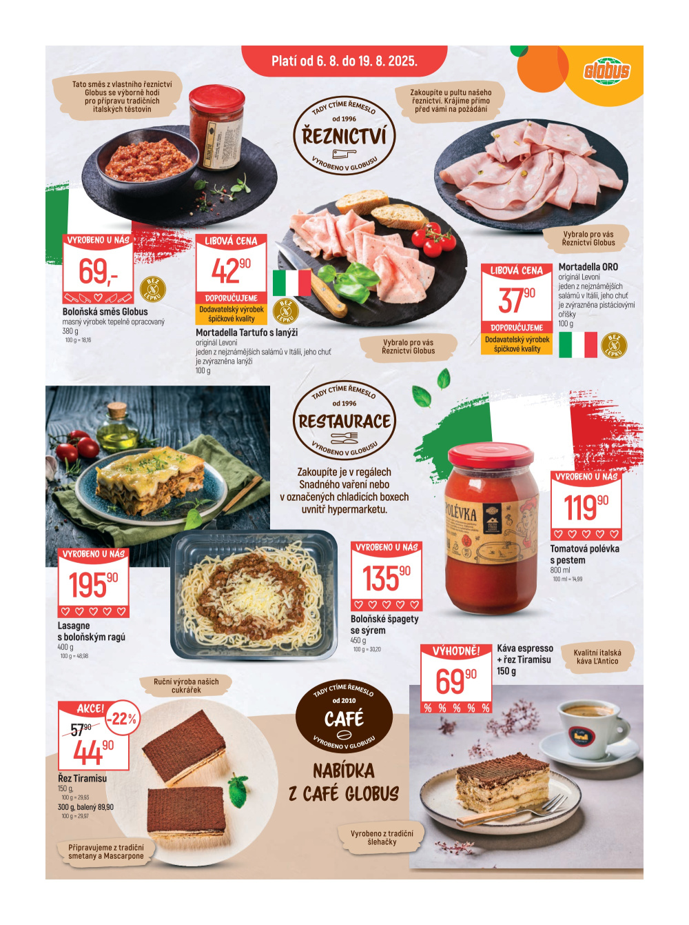 Leták Globus leták Praha - Černý Most - strana 10