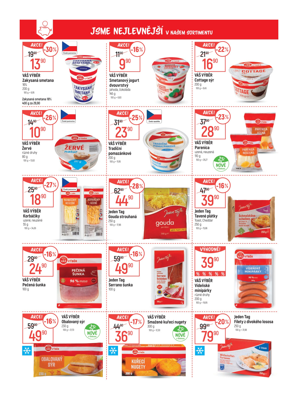 Leták Globus leták Praha - Černý Most - strana 3