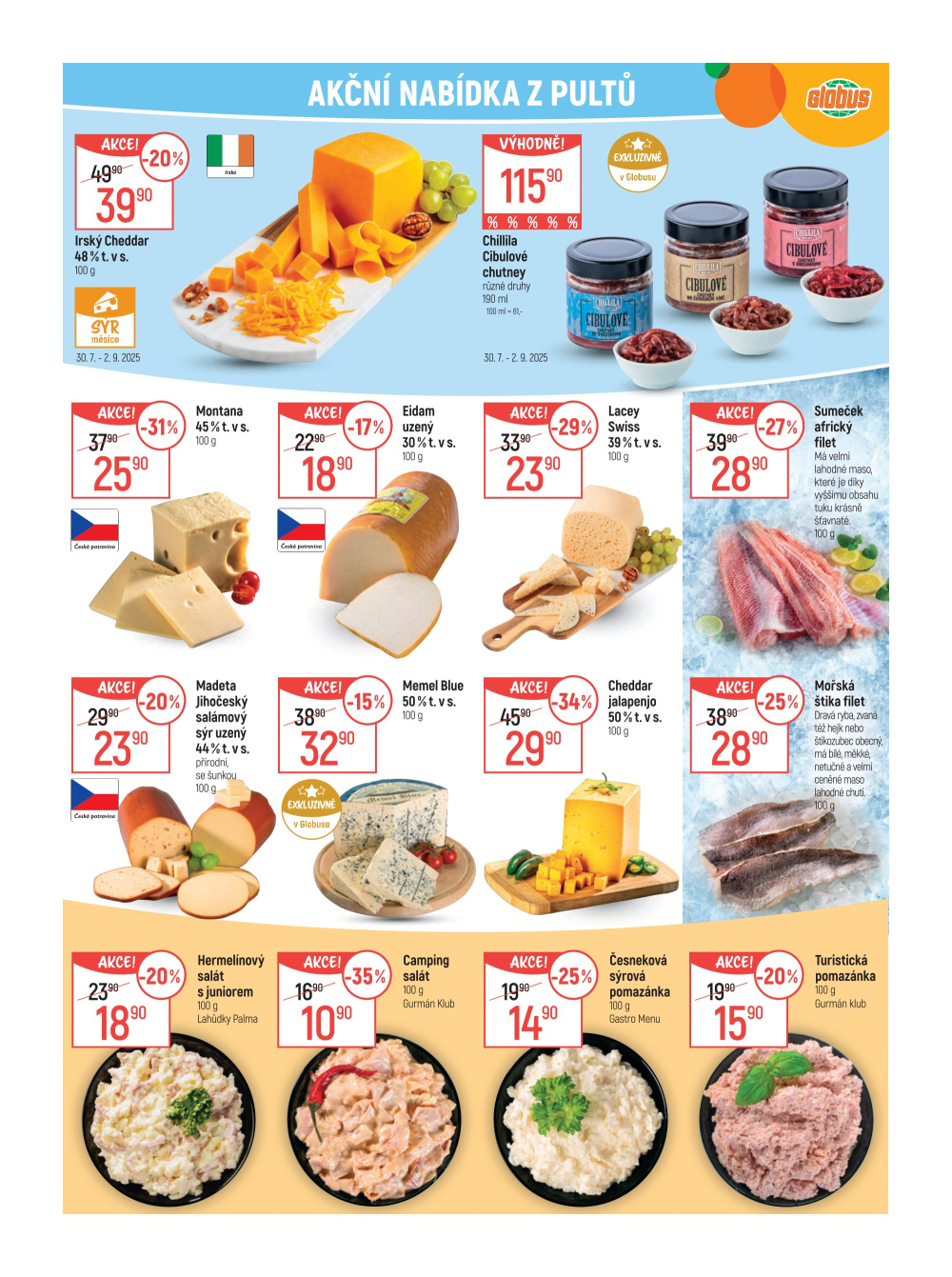 Leták Globus leták Praha - Černý Most - strana 8