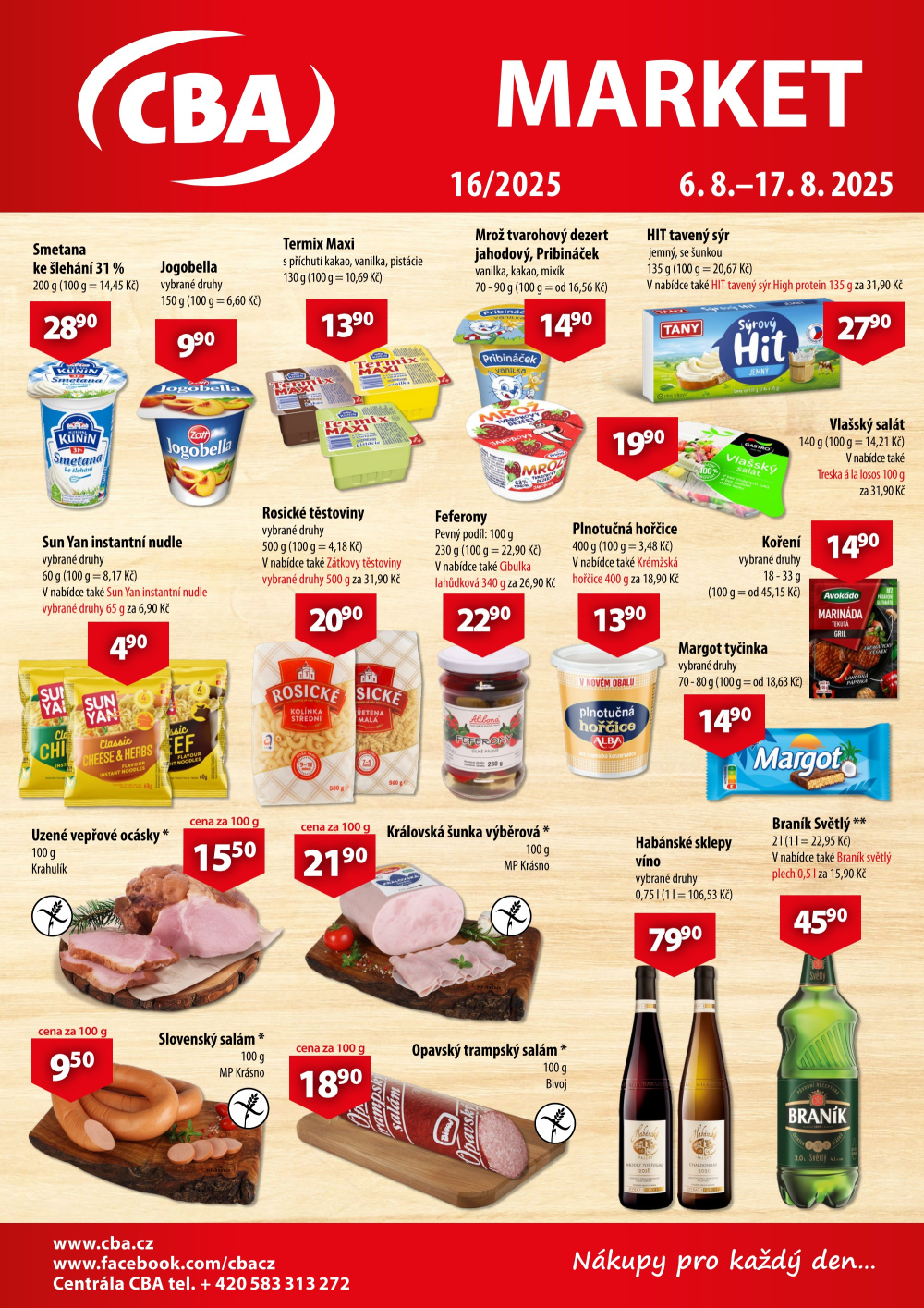 Leták CBA Market leták - strana 1
