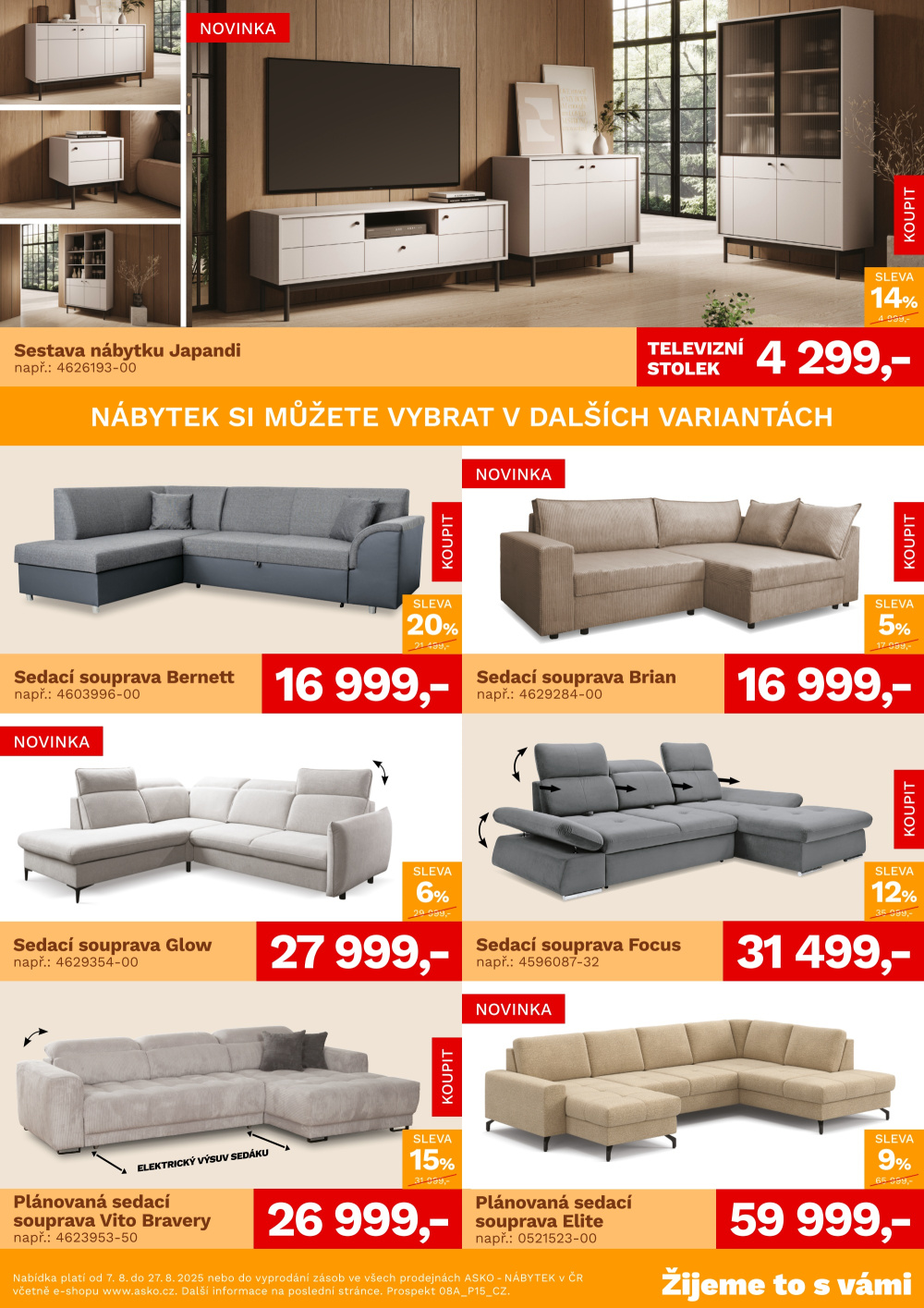 Leták ASKO nábytek leták - Akční nabídka - strana 2