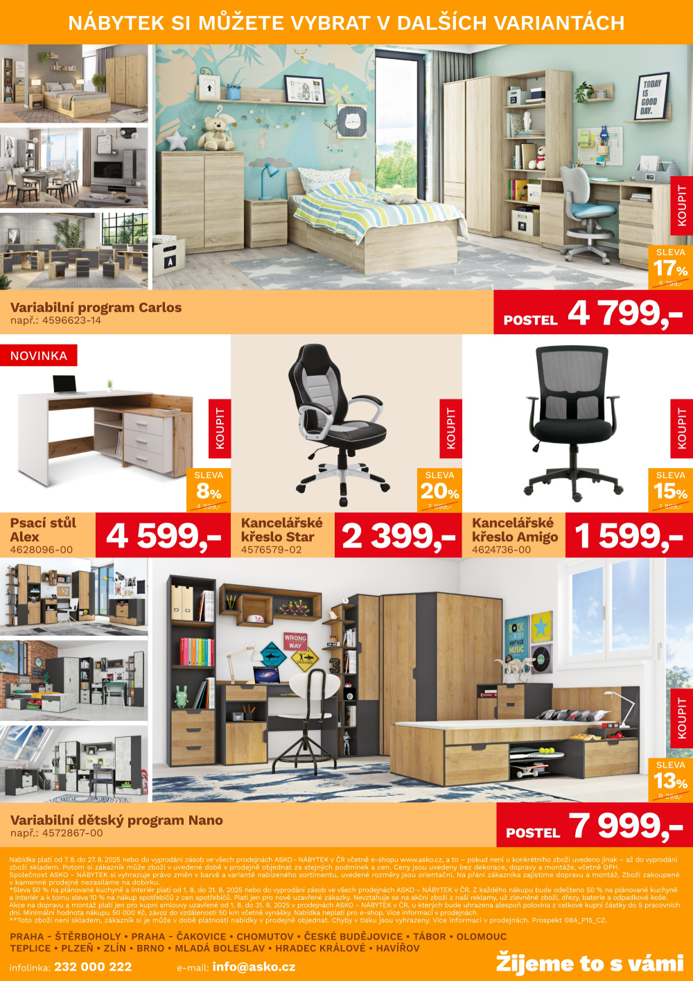 Leták ASKO nábytek leták - Akční nabídka - strana 4