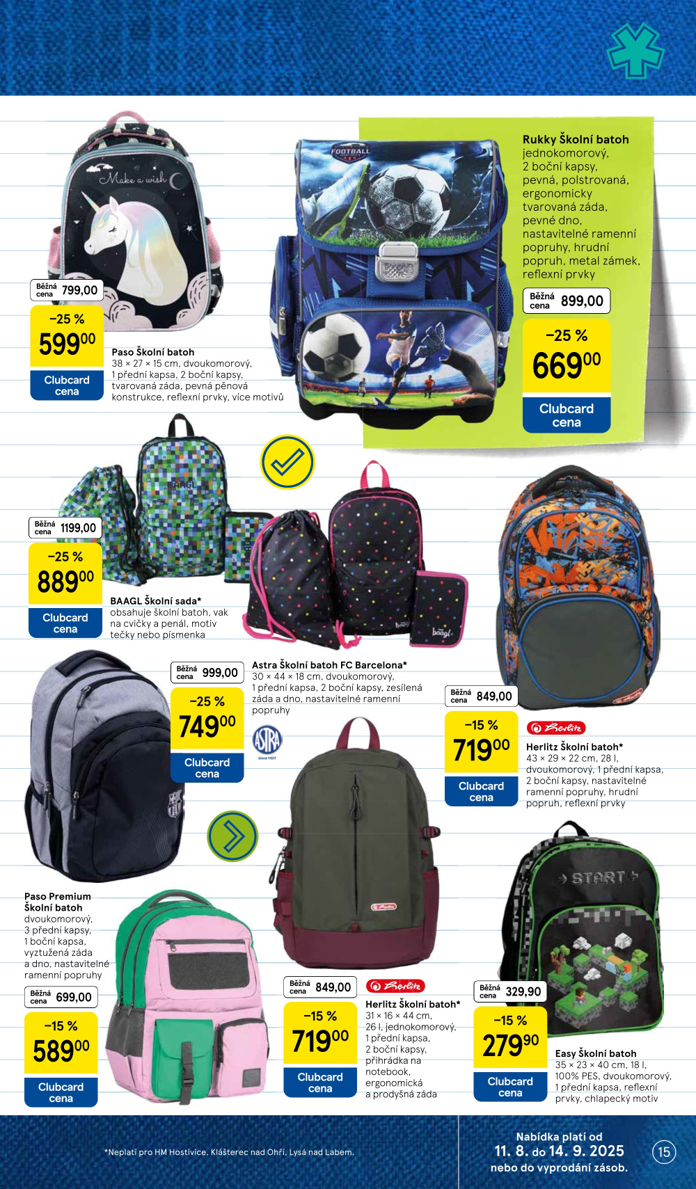 Leták Tesco leták - Zpátky do školy - strana 15