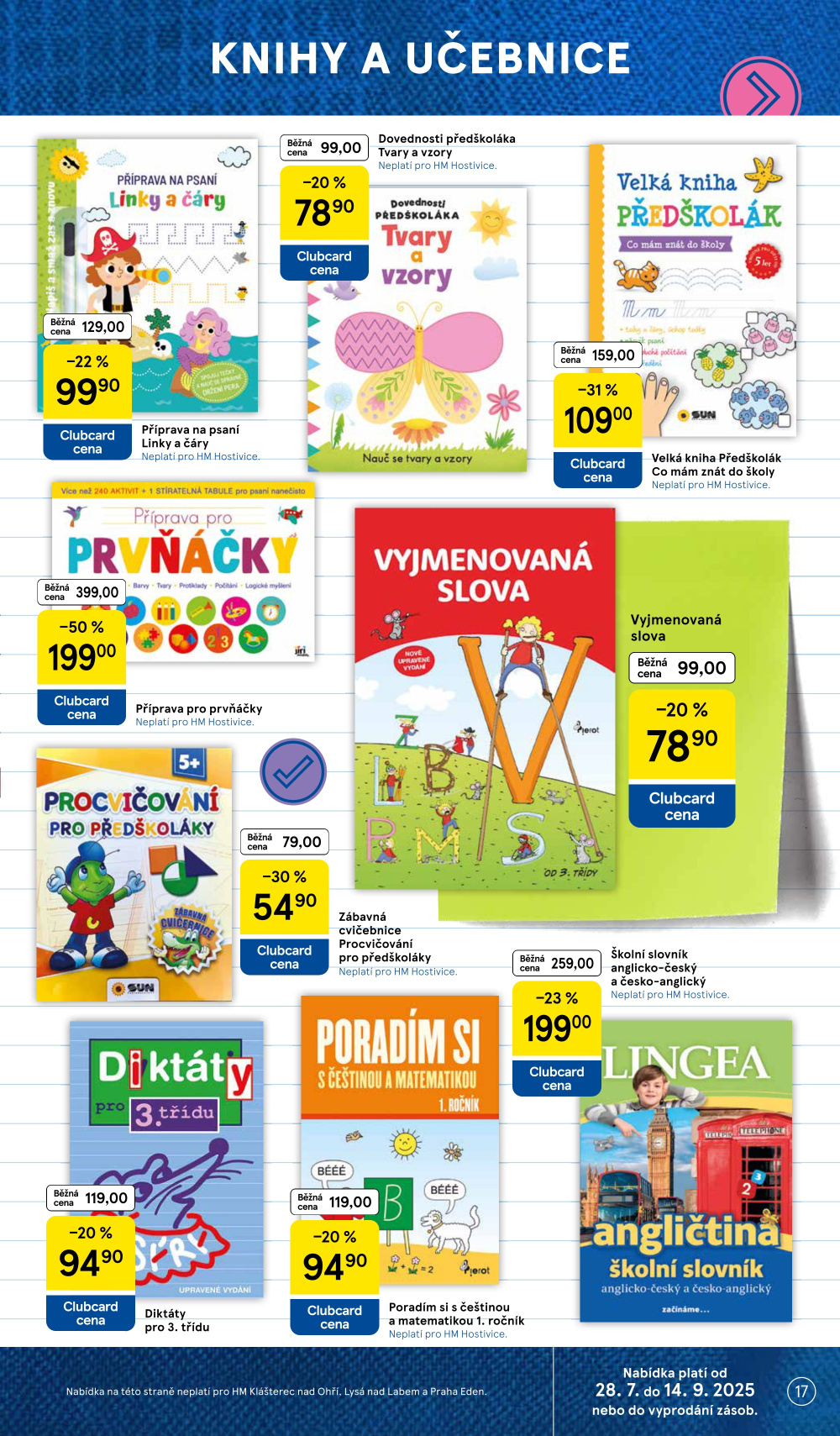 Leták Tesco leták - Zpátky do školy - strana 17