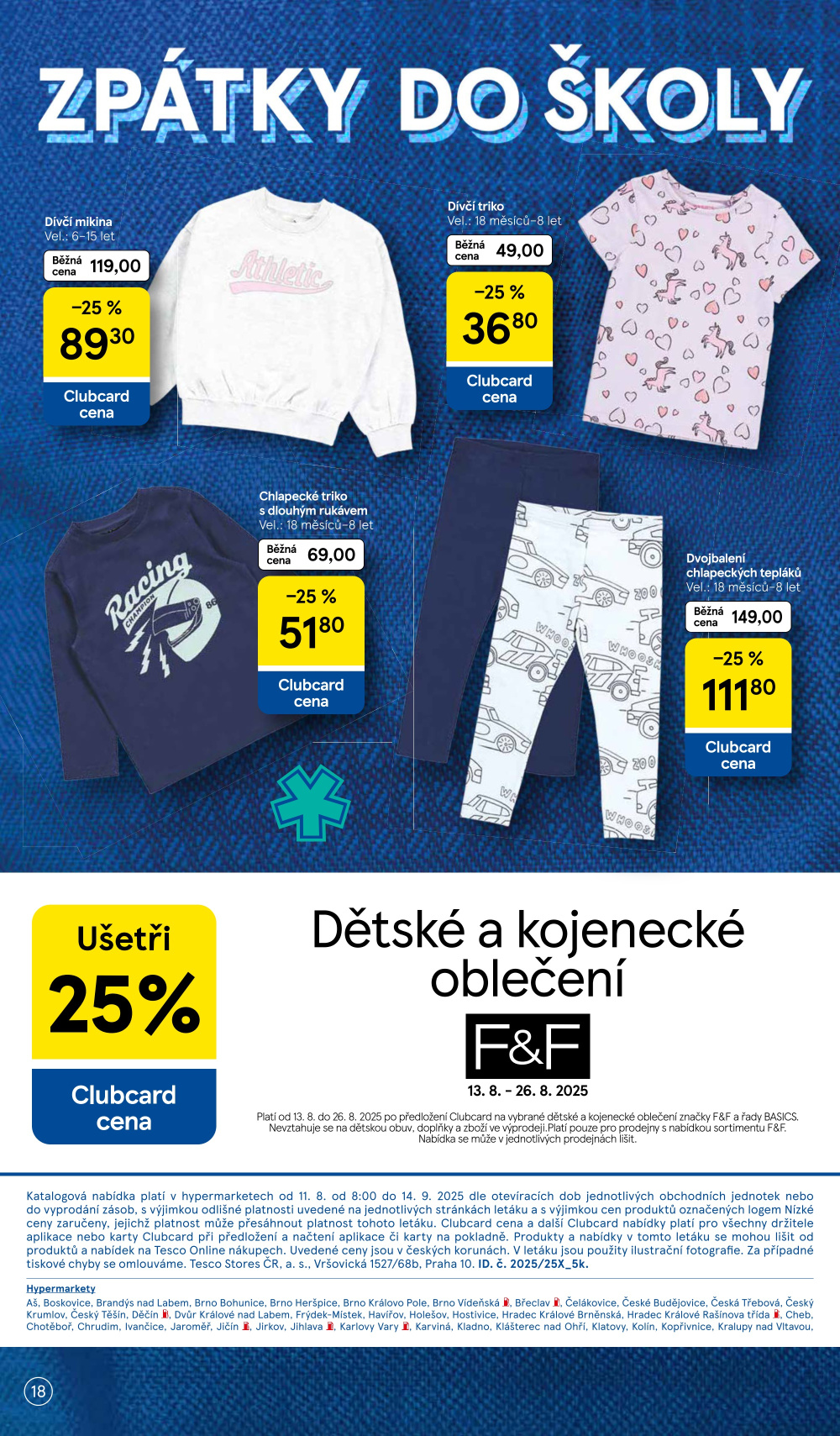 Leták Tesco leták - Zpátky do školy - strana 18