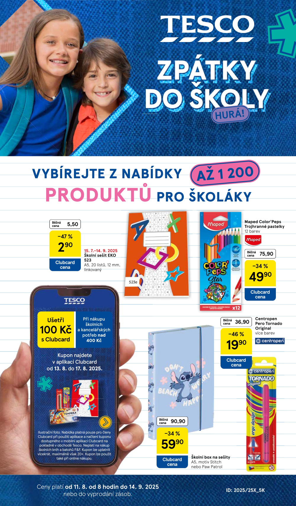Leták Tesco leták - Zpátky do školy - strana 1