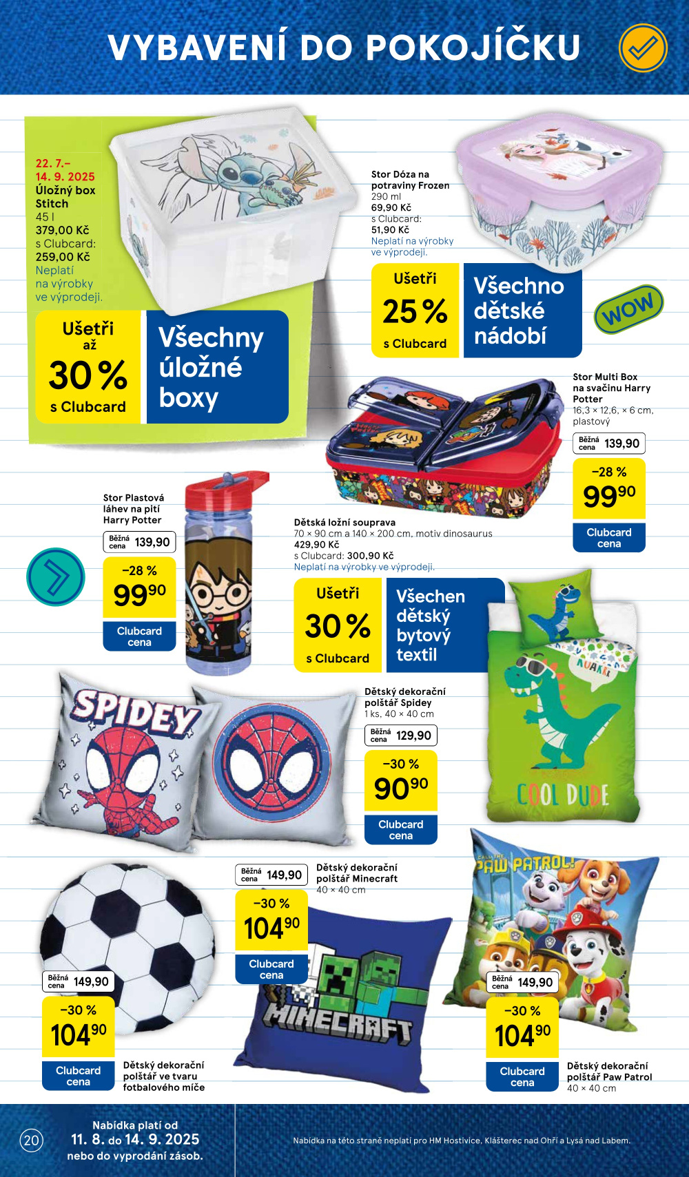 Leták Tesco leták - Zpátky do školy - strana 20