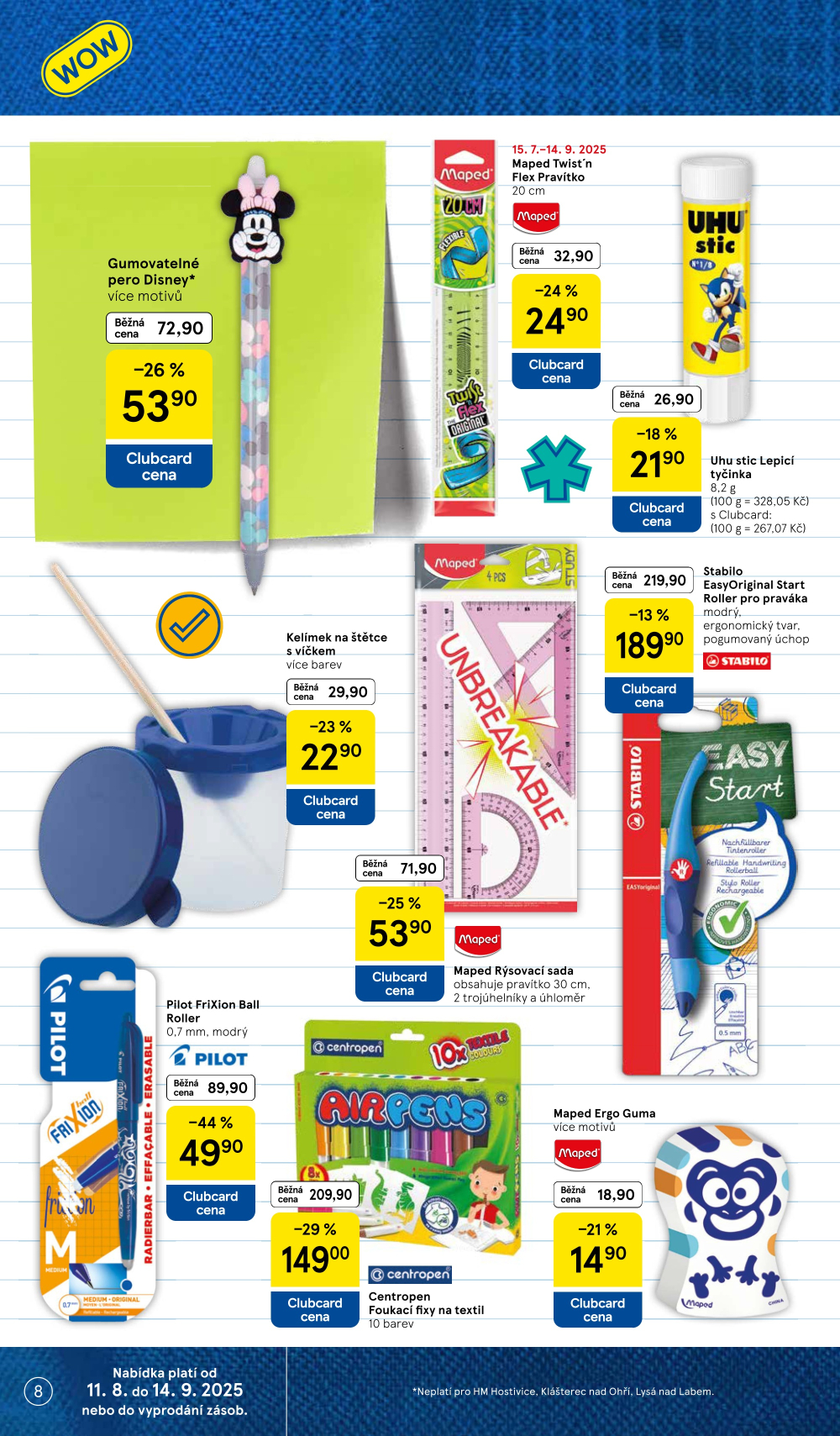 Leták Tesco leták - Zpátky do školy - strana 8