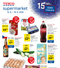 Akční leták Tesco supermarket 