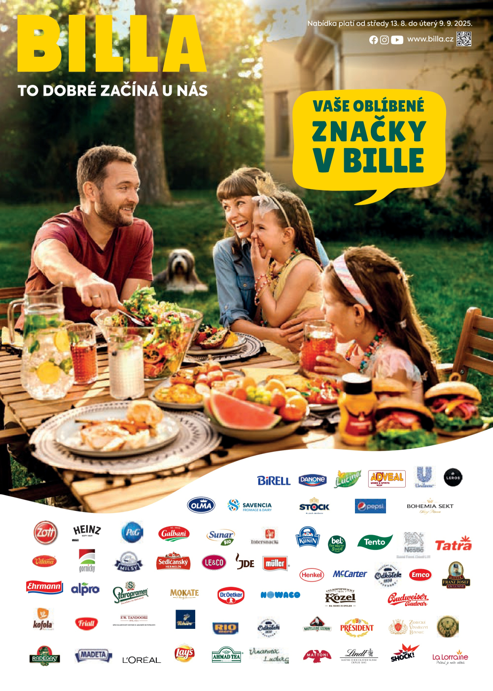 Leták BILLA leták - Vaše oblíbené značky - strana 1