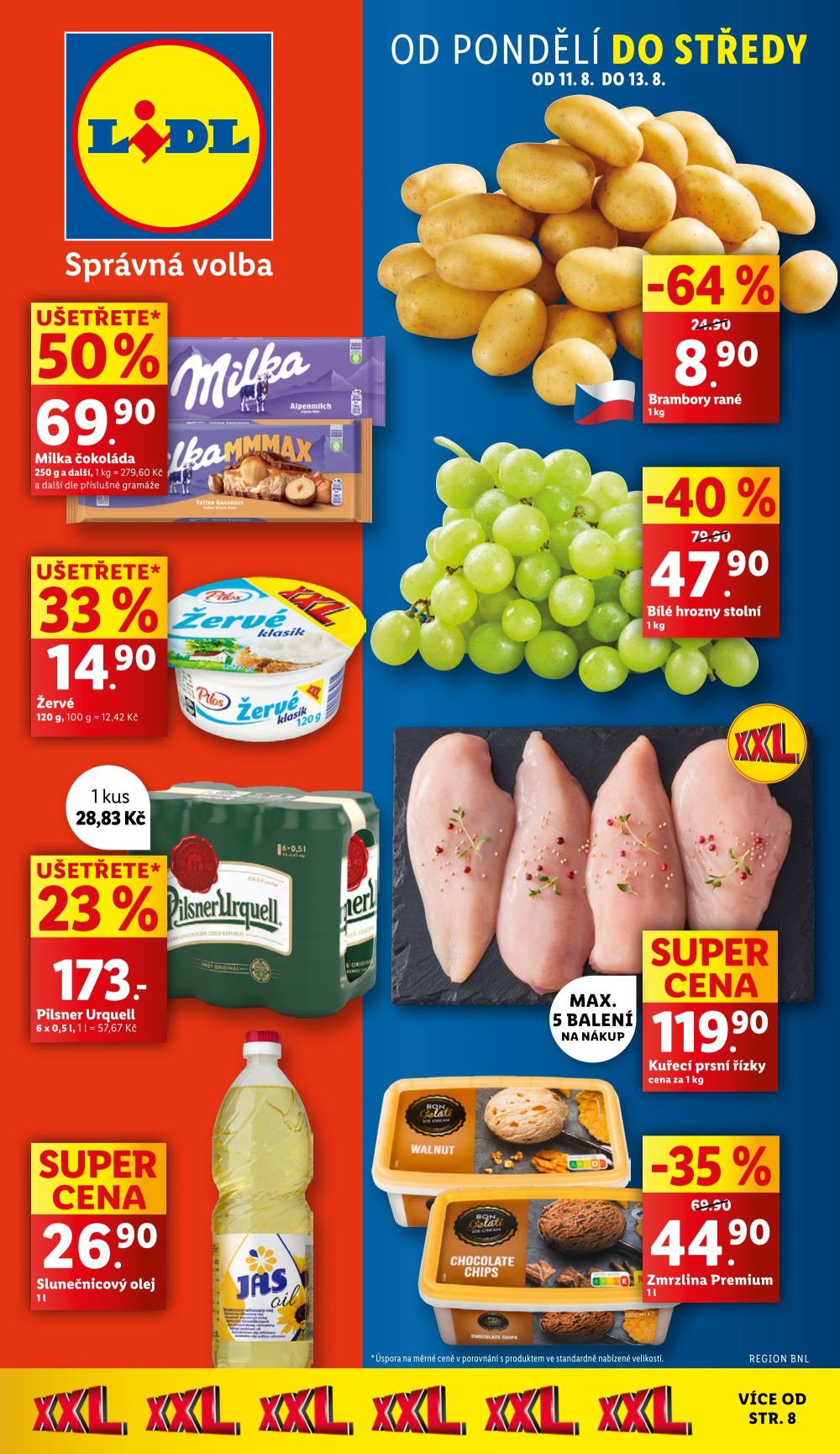 Leták Lidl leták od pondělí - XXL týden - strana 1